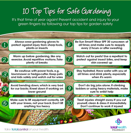 Top Tips for Safe Gardening