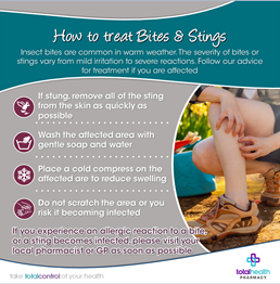 How to treat Bites & Stings