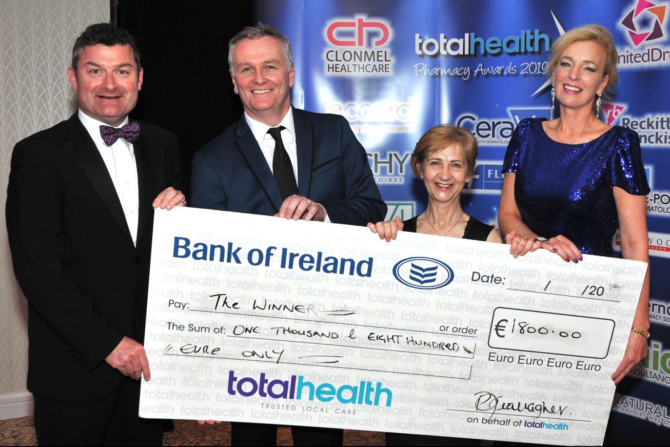Mayo Roscommon Hospice Foundation benefits from totalhealth Pharmacy Awards